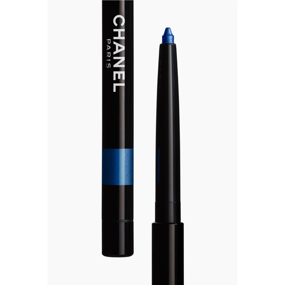 CHANEL STYLO YEUX WATERPROOF LONG LASTING EYELINER 38 Blue Metal  0.01 OZ - Picture 2 of 5